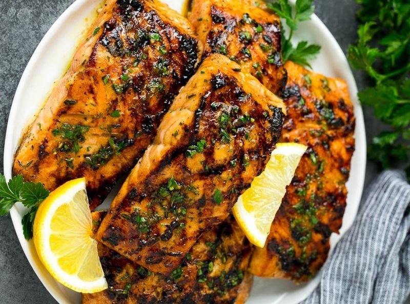 Най-вкусната сьомга с билки