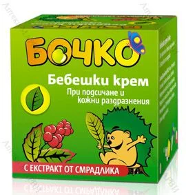Бочко крем при подсичане и кожни раздразнения със смрадлика - 100 мл.