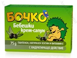 Бочко Бебешки сапун  със зехтин - защитен, 75 гр.