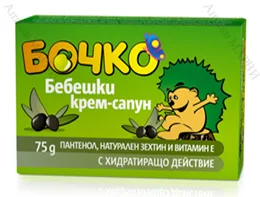 Бочко Бебешки сапун  със зехтин - защитен, 75 гр.
