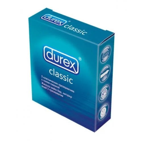 Презервативи Дюрекс Classic - 3 бр.