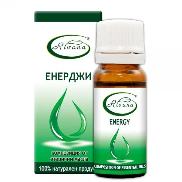 Енерджи Композиция, 100% чисти етерични масла, 10 мл. - Ривана
