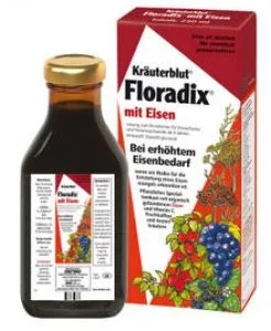 Floradix Билкова кръв с желязо - 250 мл.