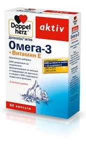 Допелхерц актив Омега-3+Витамин Е - 60 капс.