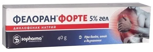 Фелоран Форте гел 40 гр.  - Софарма