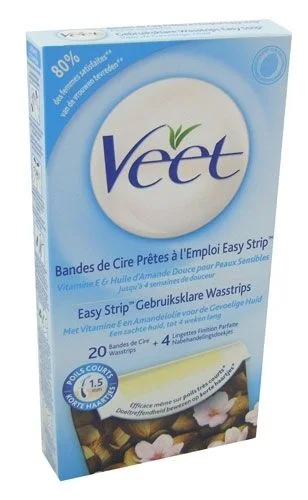 Ленти за депилация за чувствителна кожа х 20 бр. - Veet