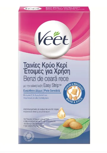 Ленти за депилация за бикини зона и подмишници х 16 бр. - Veet