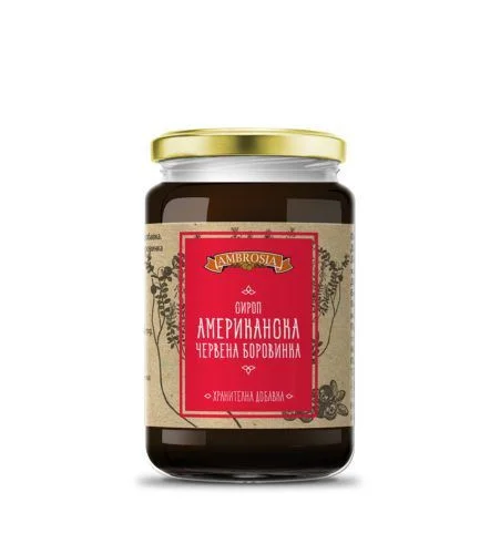 Сироп американска червена боровинка - 410 гр.