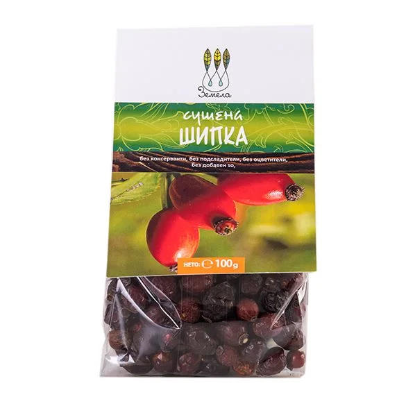 Земела - сушени шипки - 100 гр.
