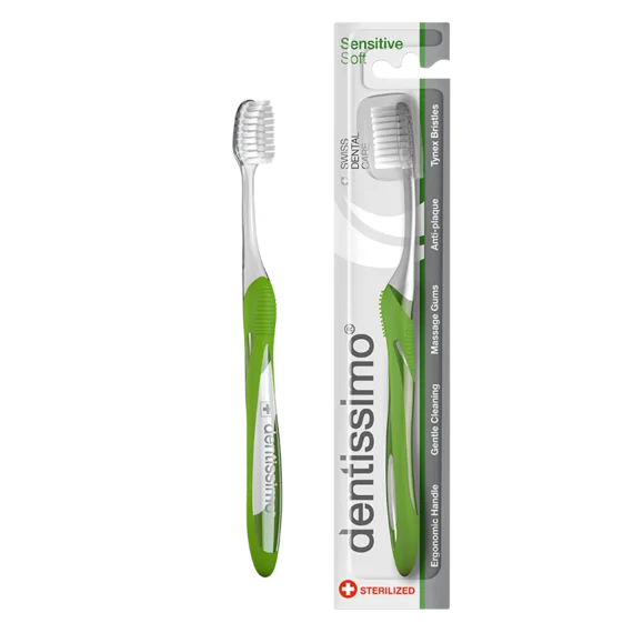 Дентисимо - четка за зъби Sensitive, Interdental cleaning and massage
