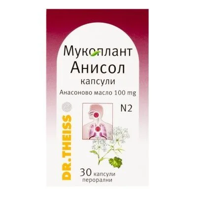 Д-р Тайс - Мукоплант Анисол капс. х30
