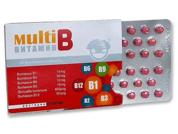 Витамин мулти В х 40 табл. - Никсен