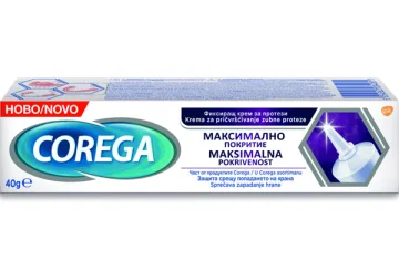 Корега Максимално покритие - фиксиращ крем за протези х 40 гр.