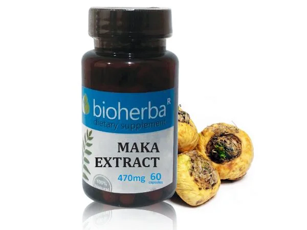 Биохерба - Мака екстракт, 350 мг х 100 капсули
