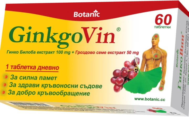 ГинкоВин табл. 60 - Ботаник