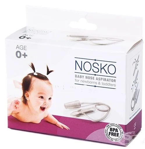Nоsко бейби аспиратор за нос – стъклен