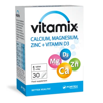 Витамикс Ca, Mg, Zn + D3 капс. x 30 бр.