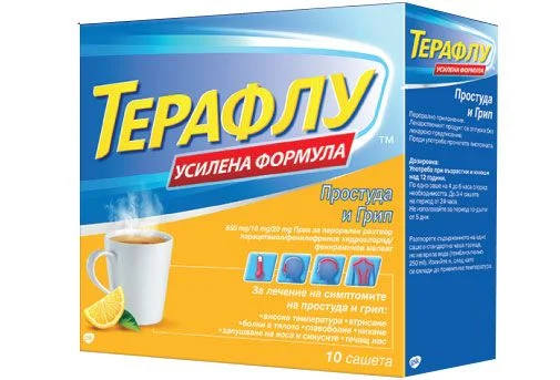 Терафлу простуда и грип сашета x 10 бр.