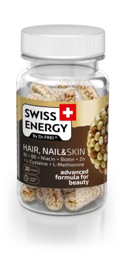 Коса, кожа и нокти Swiss Energy x 30 капсули