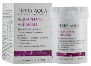 Капсули при косопад Аквафан, Тера Аква 90 бр