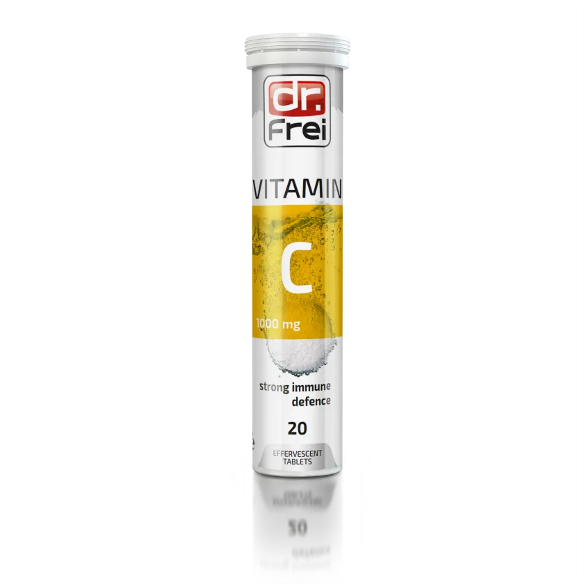 Разтворими витамини / ефервесцентни на Dr. Frei с витамин C 1000 mg