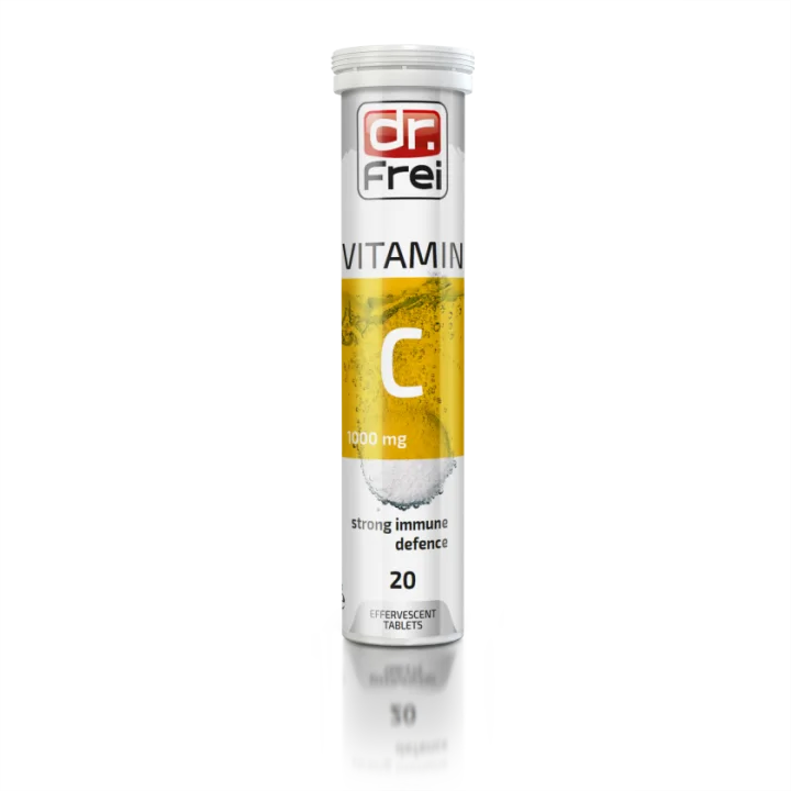 Разтворими витамини / ефервесцентни на Dr. Frei с витамин C 1000 mg