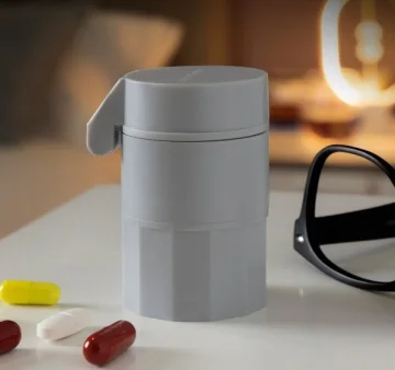 5 в 1 кутия за лекарства InnovaGoods, 5,2 x 6,5 x 4 см
