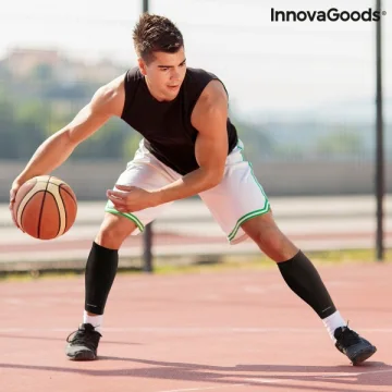 Компресивни ръкави за прасци InnovaGoods, 3 размера, Комплект от 2 бр.