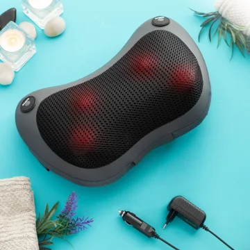Компактен шиацу масажор InnovaGoods, 3 скорости, 29 x 14,5 x 10 см.