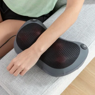 Компактен шиацу масажор InnovaGoods, 3 скорости, 29 x 14,5 x 10 см.
