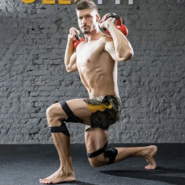 Защитни стабилизиращи наколенки Power Knee, Черни, Универсален размер