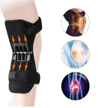 Защитни стабилизиращи наколенки Power Knee, Черни, Универсален размер