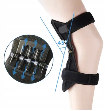 Защитни стабилизиращи наколенки Power Knee, Черни, Универсален размер