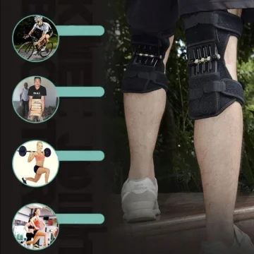 Защитни стабилизиращи наколенки Power Knee, Черни, Универсален размер