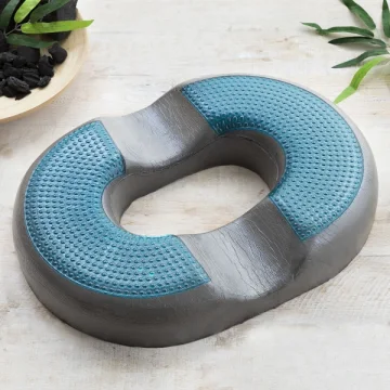 Ергономична възглавница за стол с гел и бамбуков въглен InnovaGoods, 47 x 34 x 7 см.