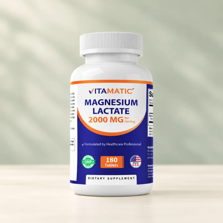 Магнезий лактат за мускули и нервна система – Vitamatic, 180 таблетки