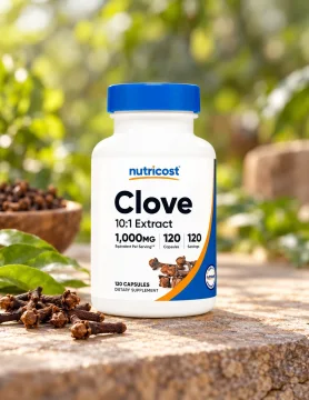Екстракт от карамфилови пъпки Nutricost, 100 mg, 120 капсули