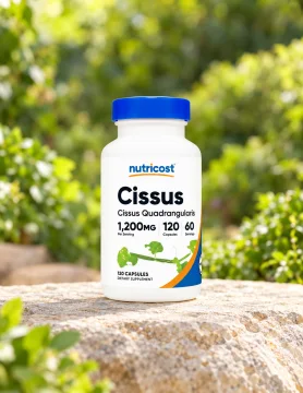 Цисус за подкрепа на костите и мускулите Nutricost, 120 капсули