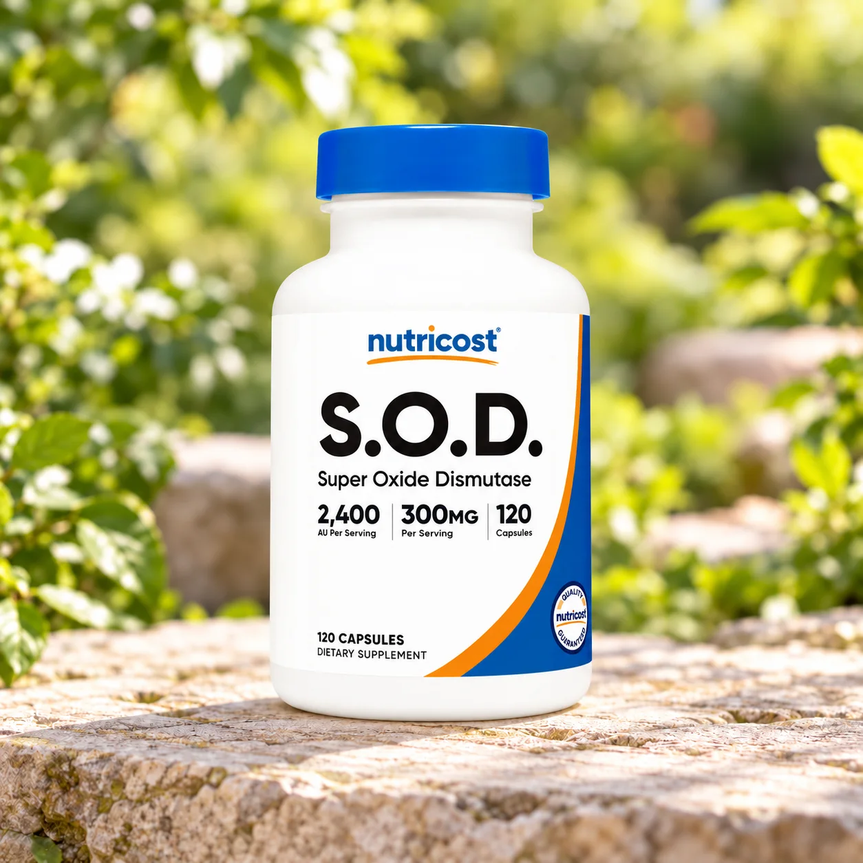 Супероксид дисмутаза Nutricost, 300 mg, 120 капсули