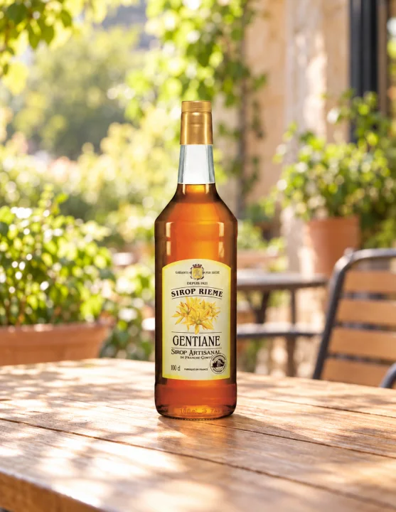 Сироп с вкус на тинтява за аперитиви Maison Rième, 1000 ml