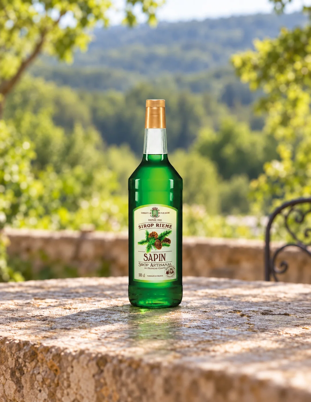 Сироп с вкус на борови иглички за напитки и коктейли Maison Rième, 1000 ml