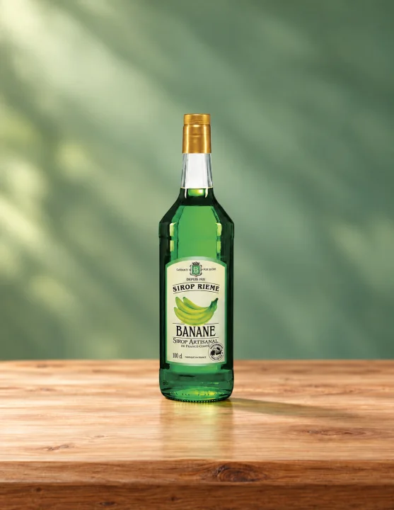 Сироп с вкус на банан за шейкове и десерти Maison Rième, 1000 ml