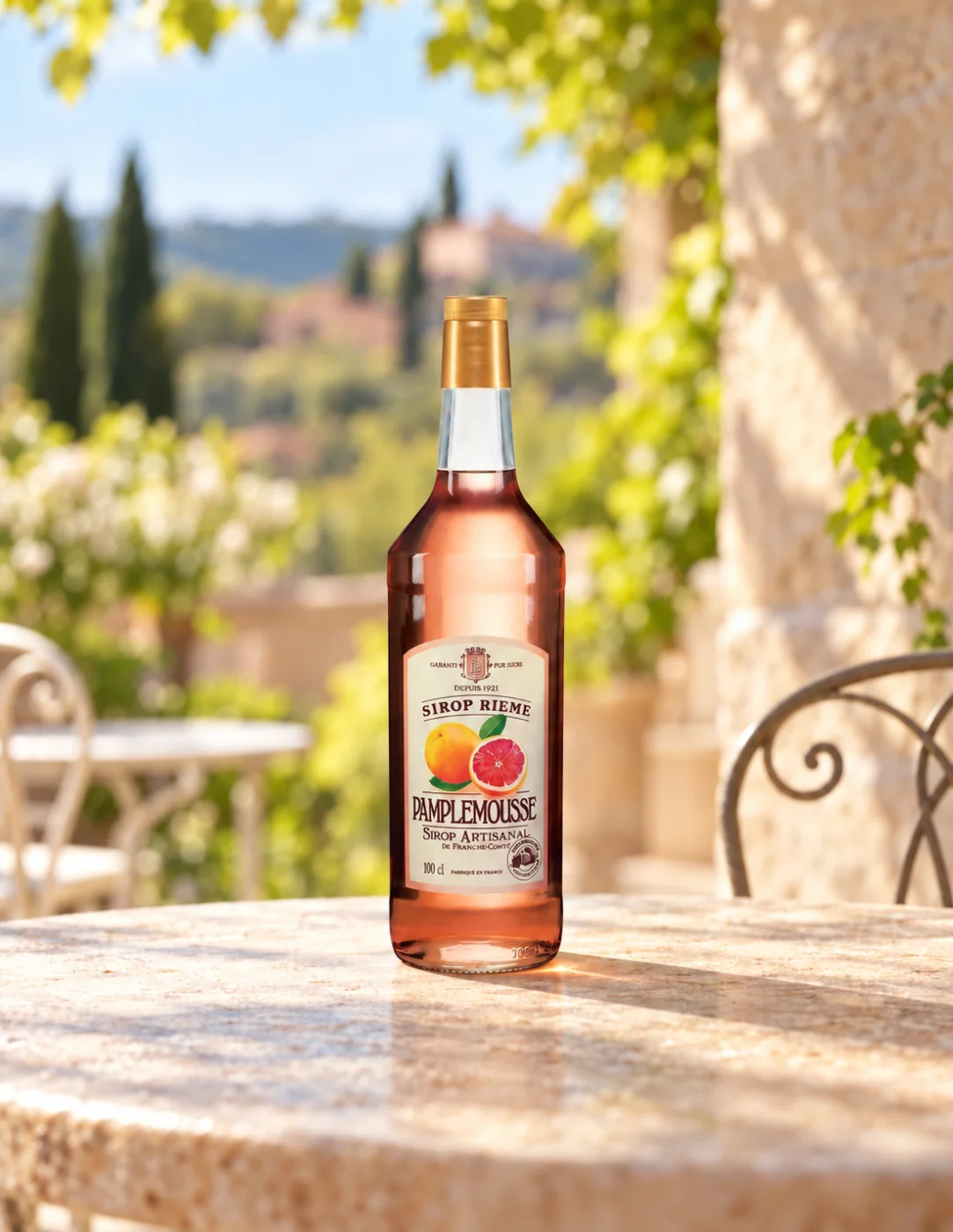 Сироп с вкус на грейпфрут за напитки и коктейли Maison Rième, 1000 ml
