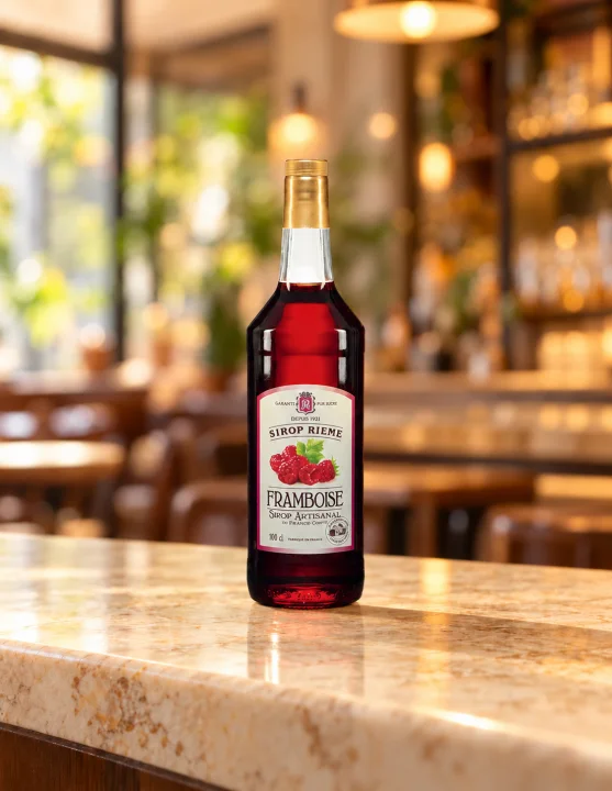 Сироп с вкус на малина за напитки и десерти Maison Rième, 1000 ml