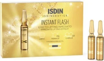 Ампули за озаряване и стегнат вид на кожата ISDIN Instant Flash, 5 × 2 мл
