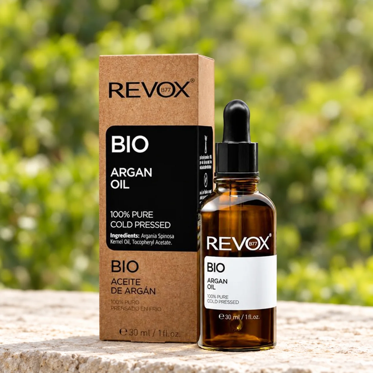 Арганово масло за мека кожа и коса Revox B77 Bio, 30 мл