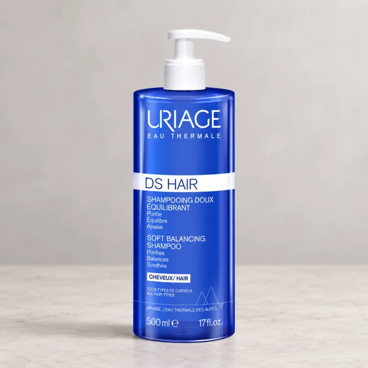 Балансиращ шампоан за чувствителен скалп Uriage D.S. Hair, 500 мл