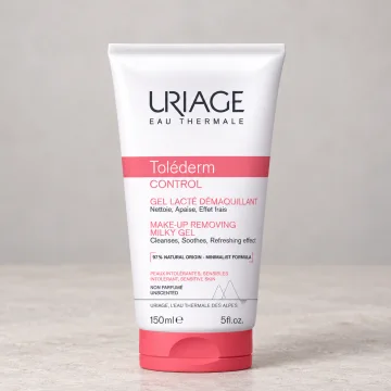 Гел-мляко за нежно премахване на грим Uriage Toléderm Control, 150 мл