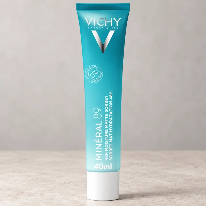 Матиращ хидратиращ гел за лице Vichy Minéral 89, 40 мл