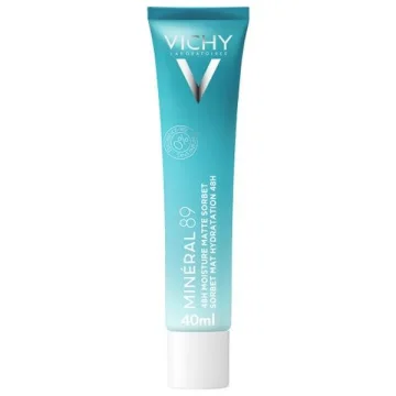 Матиращ хидратиращ гел за лице Vichy Minéral 89, 40 мл